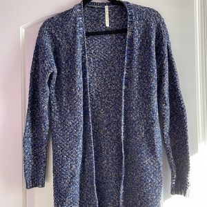 Leo & Nicole Blue Knitted Cardigan